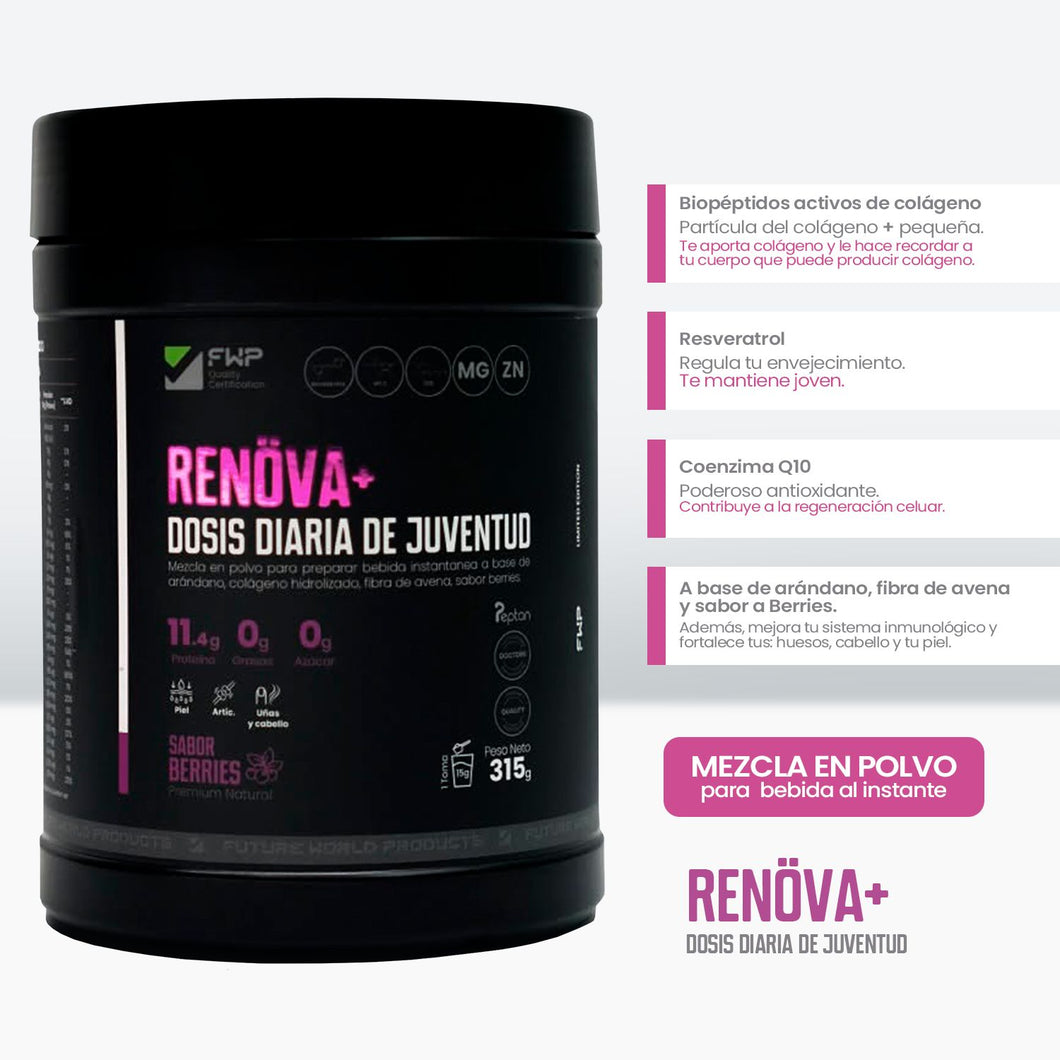 COLAGENO RENOVA+ I TU DOSIS DIARIA DE JUVENTUD